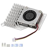 Ventilateur PWM intelligent 8000 RPM Équipé d’un ventilateur radiateur avec contrôle PWM et tachymètre intégré, ce cooler ajuste automatiquement sa vitesse selon la température du Pi 5. Vitesse de rotation jusqu’à 8000 ±10 % RPM pour un équilibre optimal entre puissance de refroidissement et stabilité.