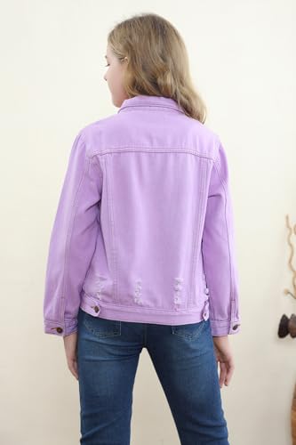 Cromoncent 2 Pieces Kids Classic Denim Jacket for Boys Girls3