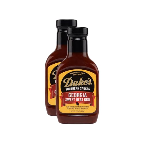 Duke’s Georgia Sweet Heat Southern Sauce, 17.5 Ounce (Pack of 2)