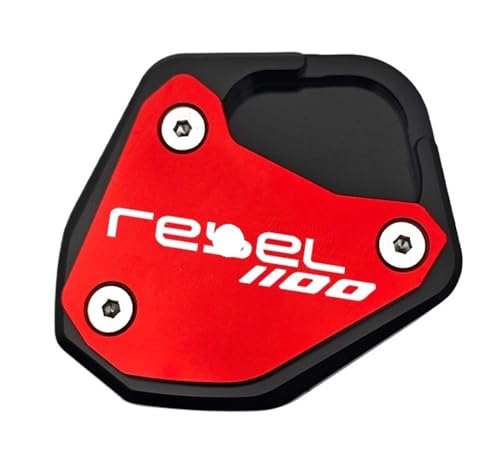 Plaque de support agrandie Rebel CMX1100 extension béquille moto CNC