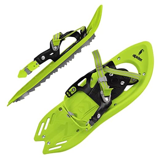 ALPIDEX Raqueta Nieve Niño Talla 26 hasta la 38, Color:Enanito Invernal sin Bastones