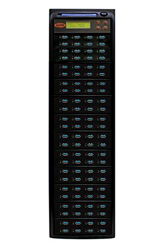 Image of Systor 1 to 111 USB 3.0 /3.1 Duplicator 6GB /Min - SYS-USB30100-111 | Standalone USB duplicator and sanitizer for flash memory drives with copier and storage drive eraser, speeds up to 100MB /sec.