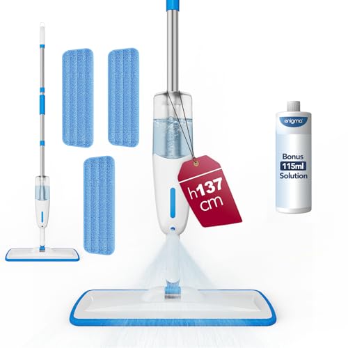Enigma Sprühwischer 137cm mit 3 Tüchern Nass/Trocken -...