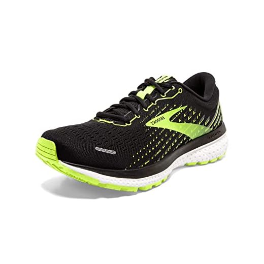 Brooks Herr Ghost 13 löparskor, Svart nattliv vit - 46 EU