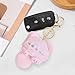 sparkleing Cat Keychain, Kawaii Key Chains for Women Men, Cute Bag Charm for Girls Boys, Pink Adorable Pendant Gifts for Crossbody Backpack Purse Handbags Tote Bags Car Keys