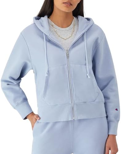 HOLIDAY　REVERSE WEAVE ZIP HOODI Champion Zip, Reverse Weave, Fleece Hoodie for Women with Zipper
