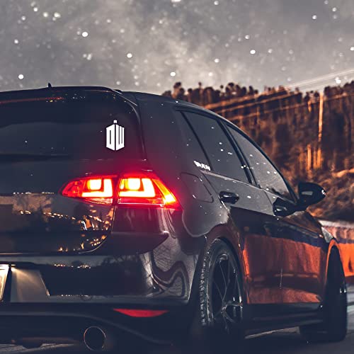 Dw Police Box Sticker Decal Notebook Car Laptop 3.5" X 6" (White) #TOP1