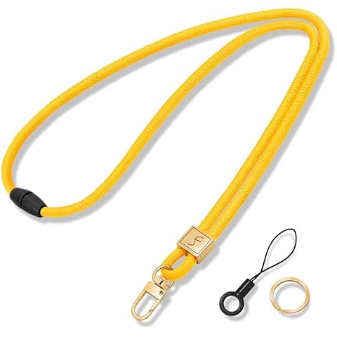 Fishent Lanyard, Cute Neck Lanyards for Keys ID Badges Holder Teacher Lanyard, Keychain Key Lanyard with Safety Breakaway Buckle for Women Men Car Key Phone Wallet Whistle(Pineapple) Cover