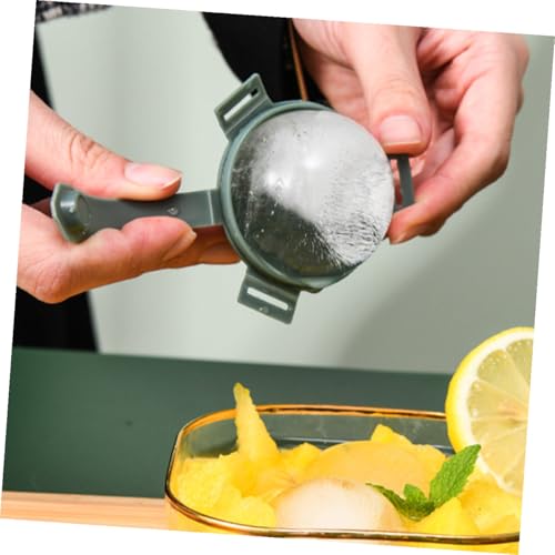 Molde de plástico para hielo en esfera 12 pcs verde miniatura 7