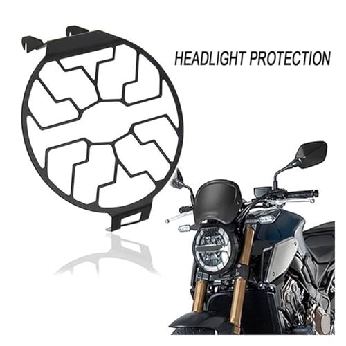 Protection phare moto CB650R calandre robuste en acier durable
