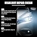 Professional Car Headlight Restoration Kit – Headlight Polish & Cleaner for Yellowed/Foggy Lights, 3-Step Repair with UV Protection, Scratch Remover, Long-Lasting Clarity