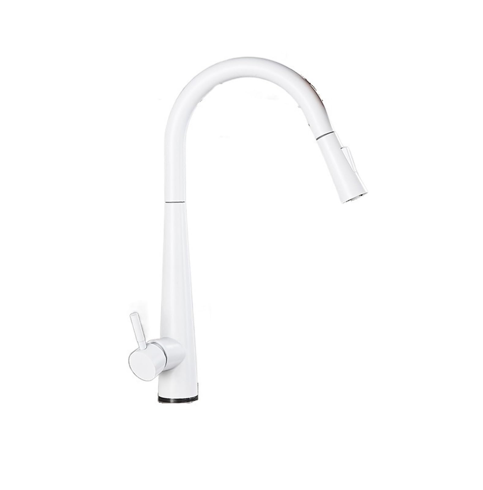 HADECOLL Pull-Out Faucet Sensor Kitchen Faucet Intelligent Touch Inductive Sensitive Faucet Mixer Water Tap Single Handledual Outlet Water Easy To Install,White