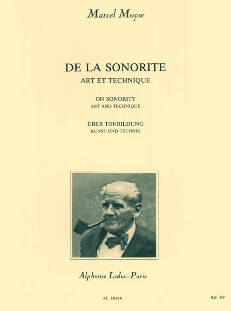 Marcel Moyse: On Sonority Art and Technique for Flute Sheet music – 1 Jan. 2000