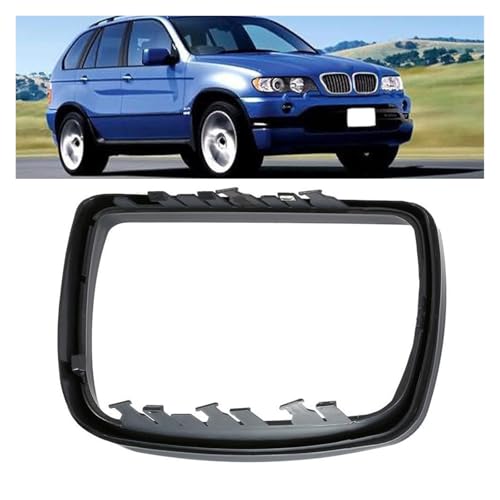 Coques de rétroviseur BMW E53 X5 en ABS haute densité noir mat finition premium