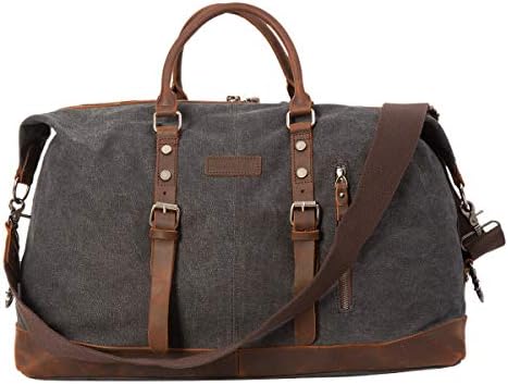 ORIENTAL GLORY Overnight Weekender Bag for Men Canvas Carry On Travel Duffel Bag (black) 1 ORIENTAL GLORY Overnight Weekender Bag for Men Canvas Carry On Travel Duffel Bag (black)