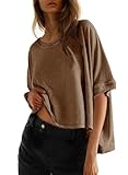 Dokotoo Summer Shirts for Women Plus Size Crop Womens Tops Trendy Cute Ladies Fashion 2026 Spring Workout Gmy Clothes Oversized Tshirts Casual Solid Blouses T-Shirts Beach Outfits Tees Clothing