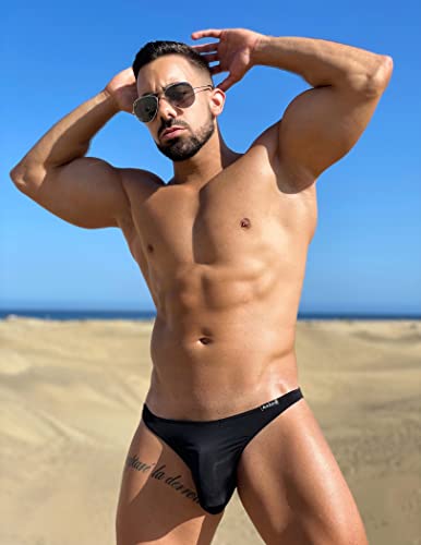 Avidlove Underwear Men's 4 Pack Classic Low Rise Stretchy Hip Briefs Bikini