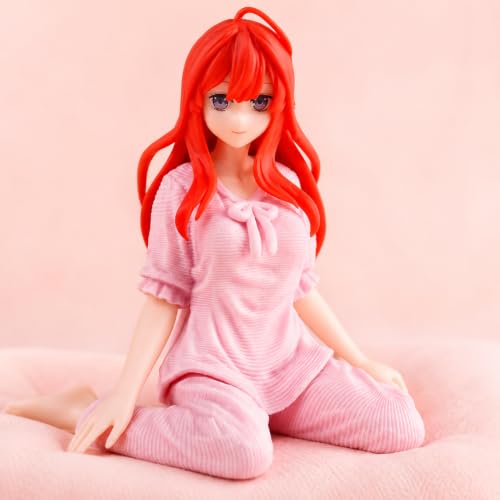 Image of Premium Action Figures Collectible for Office Desk, Study Table, Car Dashboard, Decoration for Anime Lovers, Fans, Kids, Collectors (Itsuki Nakana Sitting 9cm)