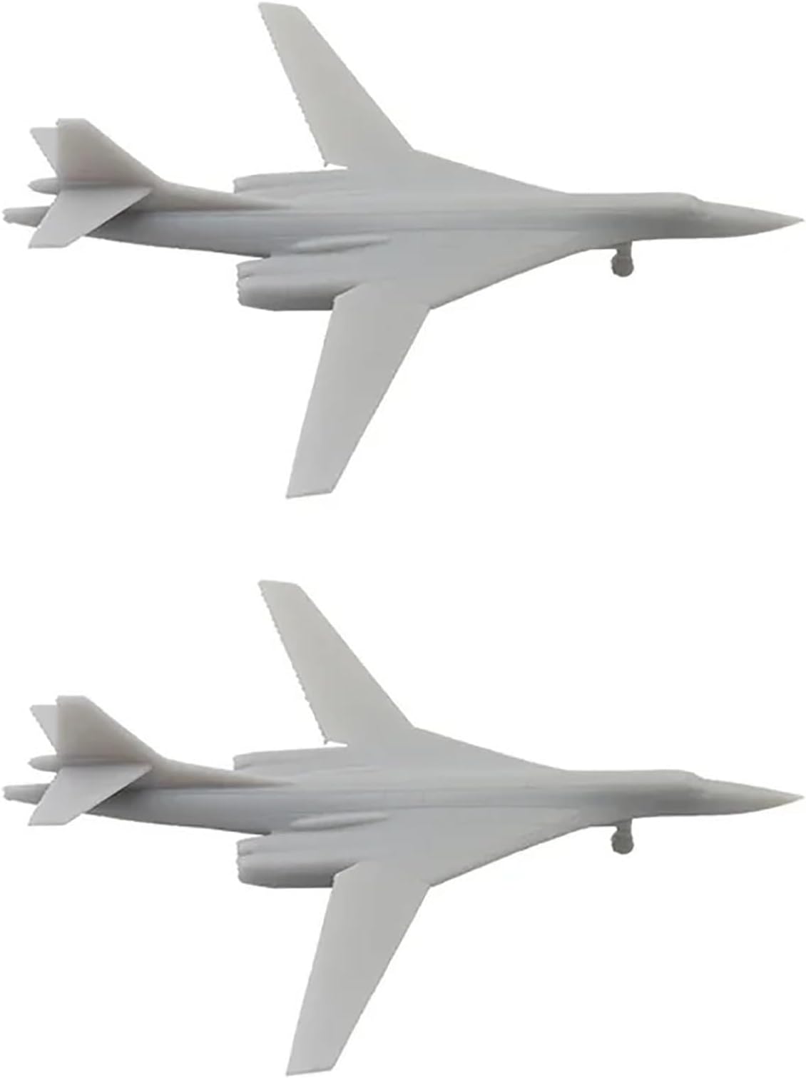2PCS Tu-160 Strategic Bombardment Aircraft Model 1/2000-1/350 Scale Resin Fighter Aeroplane DIY Model for Military Plane Display(1/400(136mm))