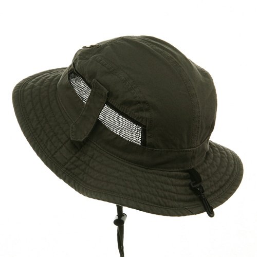 Canvas Fisherman Hat-Olive Xl-2Xl #TOP1