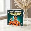 Happy Birthday Card for Him - From One Legend to Another, Sports Racing Style Birthday Greeting Card for Brother, Friend, Dad, Son, Husband #3