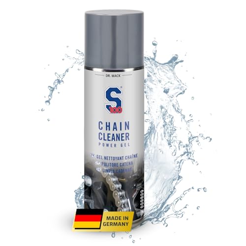 DR. WACK S100 - Nettoyant pour chaînes de moto 300 ml - Spray formule gel efficace - Protège contre l'usure et la corrosion - Convient à toutes les chaînes de moto - Entretien moto premium