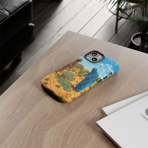 Coque rigide mate iPhone 14 bleue - Protection anti-choc et traces - 4