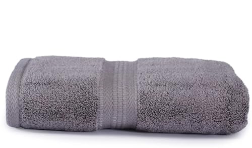 Image of Bombay Dyeing Super Ultrx Zero Twist Plain Dyed 650 GSM Cotton Bath Towel - Ultrx (Cloud Burst)