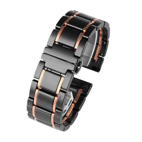Bracelet acier céramique anti-rayures pour montre Samsung Gear S2 et S3