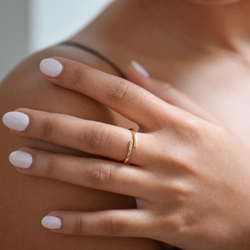 14K Yellow Gold Women's Open Twist Eternity Band | Pavé Wrap Ring Coil Ring2