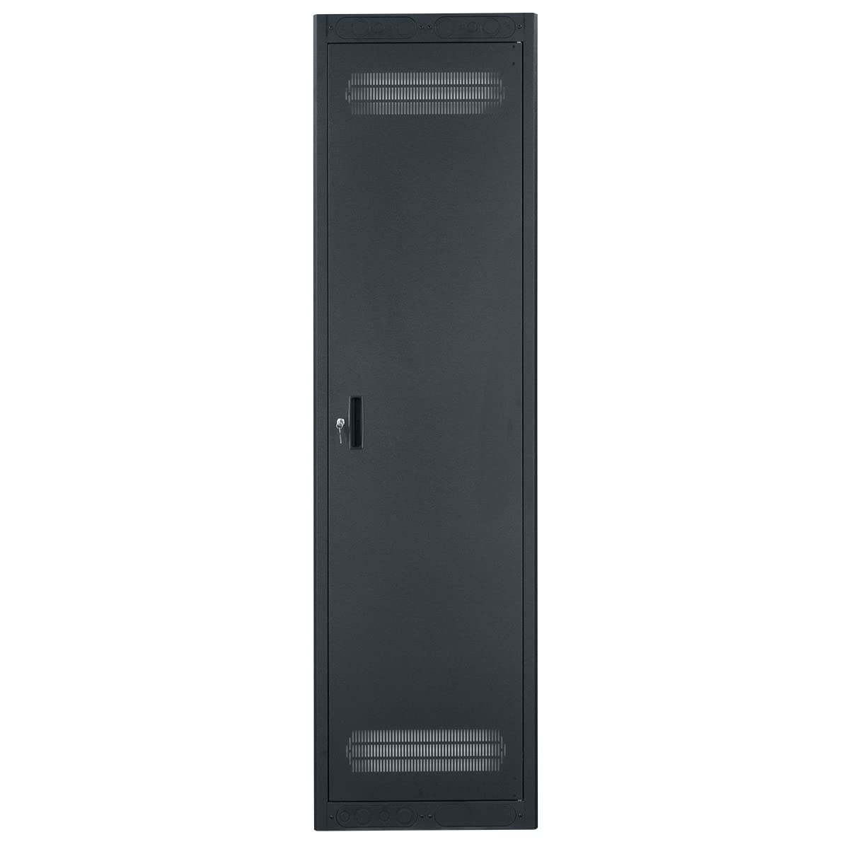 Lowell LER-4422 LER Series 44U X 22 Inches D Enclosed AV Rack with Rear Door, Black; Pilot Point Screws with Captive Washers; Threaded Inserts (for Optional Leg Levelers); Grounding Stud