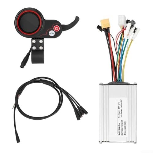 Ensemble de contrôleur à six broches 21 A 48 V CC, for scooter électrique Kukirin Pro, comprend un instrument d'affichage à six broches, une ligne de connexion et un contrôleur module de contr