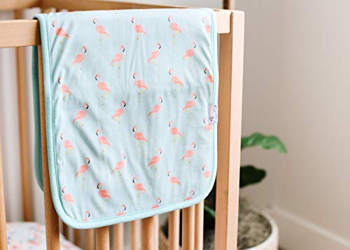 Image of Copper Pearl Premium Baby Burp Cloths - 3-Pack Large Cotton Burp Cloths, Extra Soft Spit Up Rags with 3 Absorbent Layers, Perfect for Baby Girl Gifts (21 inch x 10 inch Size, Leilani Set)