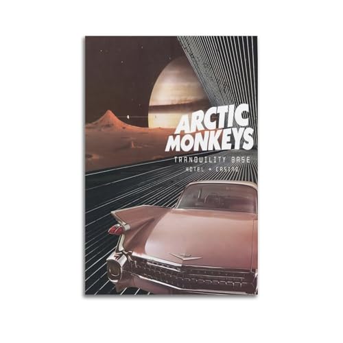JHKJTK Modern Family Photo Album Posters Wall Art Bathroom Decor - Retro Music Poster for Arctic Monkeys Album Cover Canvas Pictures Artwork 12x18inch(30x45cm) Unframe-style
