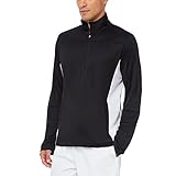 Fila Herren Jacke Core Half Zip Black, White, S