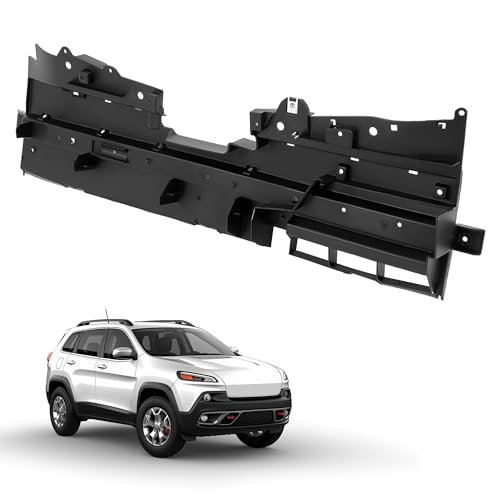 BALOCEO Upper Radiator Support Compatible with 2014-2018 Jeep Cherokee 2.4L Replacement for 68203073AA CH1224105 Front Radiator Mount Radiator Core Support PP Plastic Black