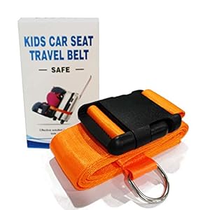 Car Seat Travel Belt to Suitcase,Car Seat Travel Strap to Convert Kid Car Seat and Carry-on Luggage to Airport Car Seat…