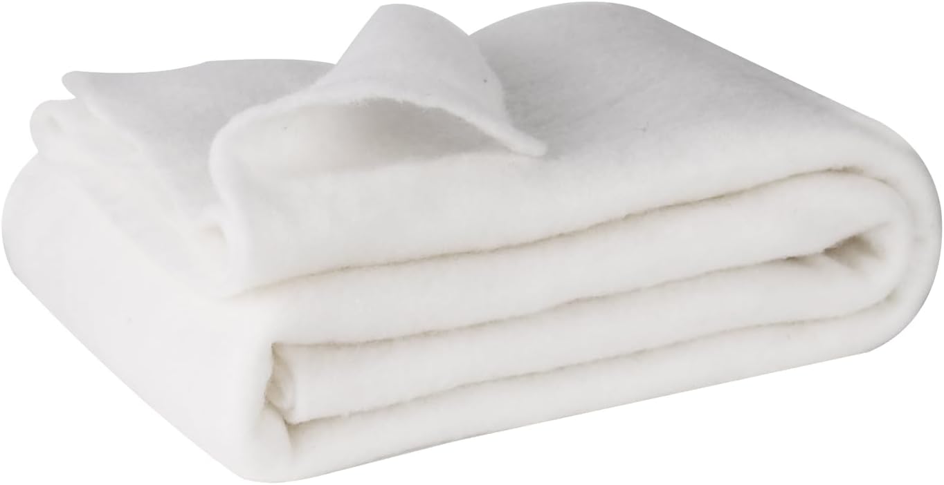 100% Pure Merino Wool Pre Felt Fabric Dual Sizes: 12x59 & 39x59 19 Micron for Needle/Wet Felting, Quilting, DIY Crafts | Non-Shedding & Skin-Safe (24in*59in)