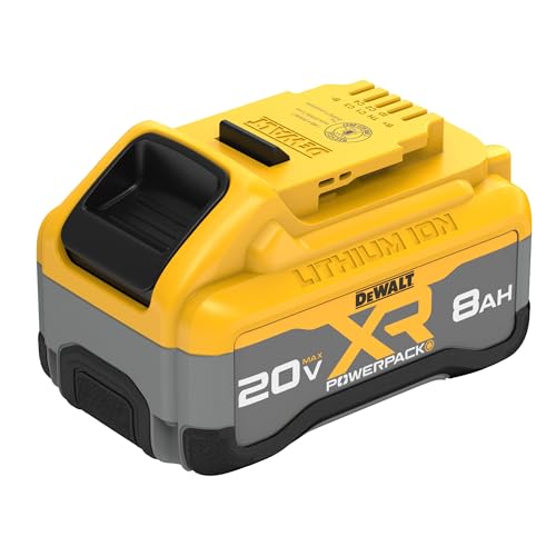 DEWALT 20V MAX XR POWERPACK 8.0 Ah Power Tool Battery (DCB2108)