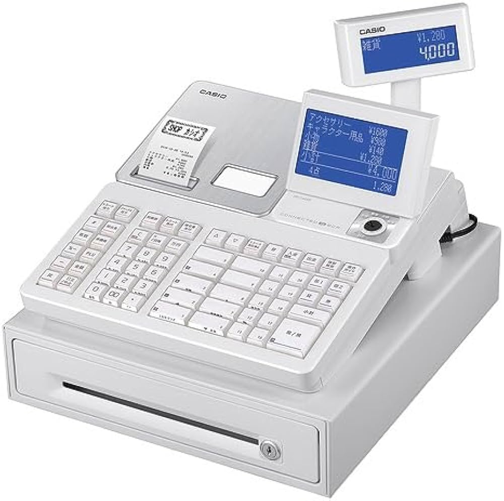 Amazon | CASIO 電子レジスター 20部門 2シート Bluetooth対応 SR Amazon | CASIO 電子レジスター 20部門 2シート Bluetooth対応 SR