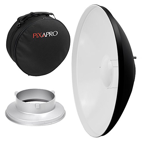 Pixapro® Stroboscope de Studio et support pour flash - Grille alvéolée et diffuseur