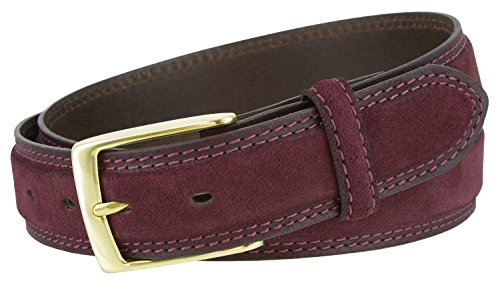 Fullerton 351000-AE354BOC Full Grain Suede Casual Jeans Leather Belt 1-3/8" = 35mm2