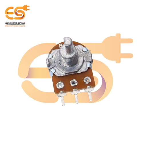 Image of Electronic Spices 10k 3 Pin D Shaft Rotary Potentiometer Volume Pot 10K with Knob for Multiple Applications (Pack of 4)