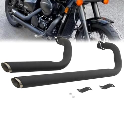 Système d'échappement de moto complet VT750 contre les fuites des modèles 1997-2003