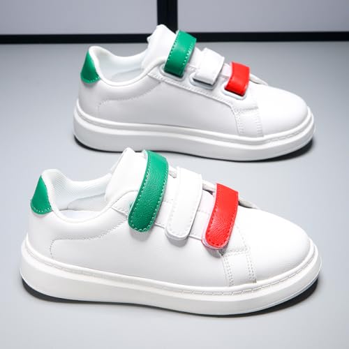 Kids Boys Girls Casual Sports Sneakers with Three Hook and Loop, Comfortable Wide Tennis Shoes for Running/Walking (Little Kid/Big Kid)4