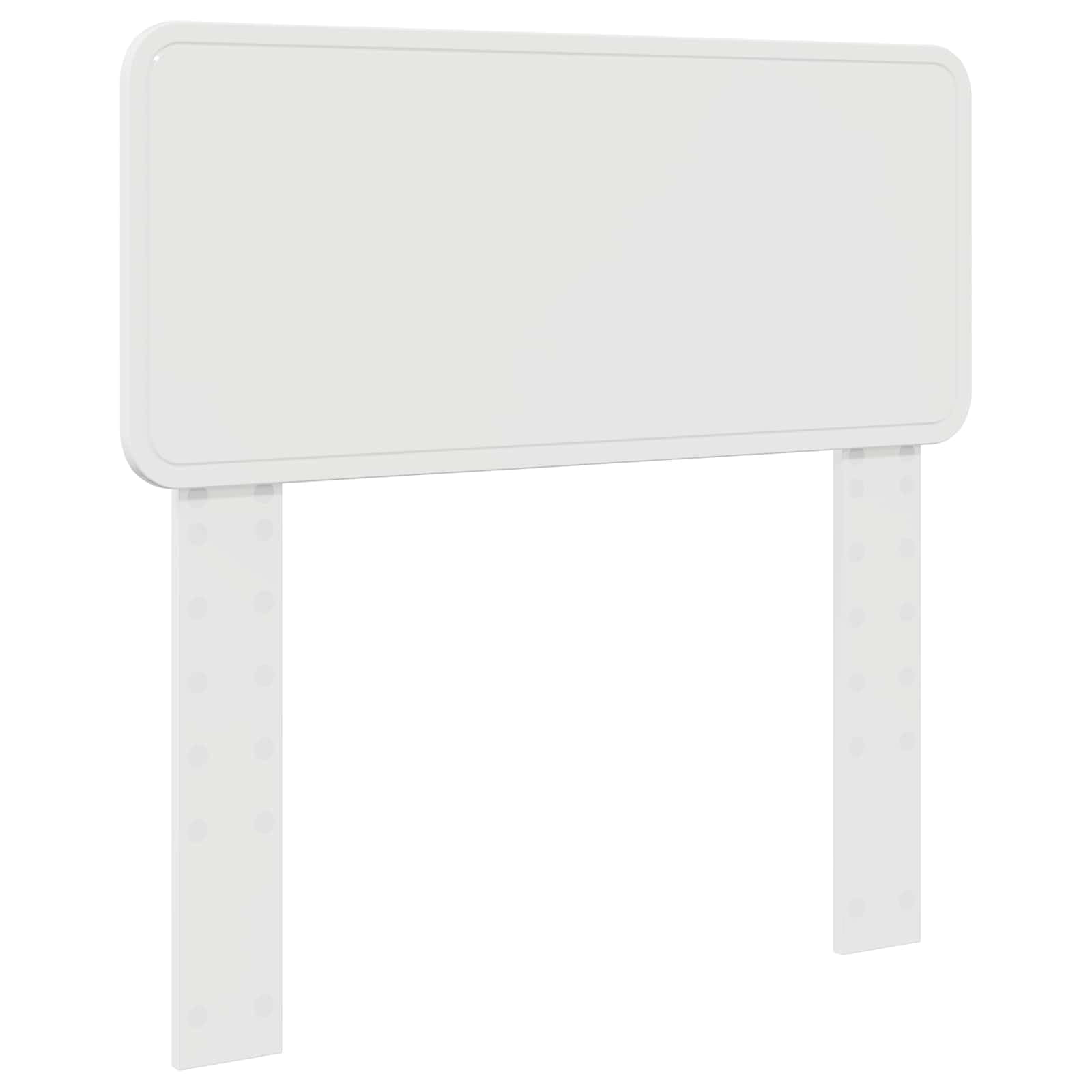 vidaXL Headboard with Headboard Gloss White 90 cm Engineered wood, Modern Rectangular Headboard, Minimalist Design Furniture, Durable Bed Support, Stylish Accessory for Bedroom Decor