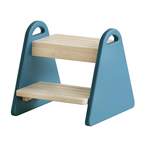 市場 踏み台 子供 カラー展開 tina 幅30x奥行32.5x高さ30cm クラシックブルー 天然木使用 ILS-3429CBL