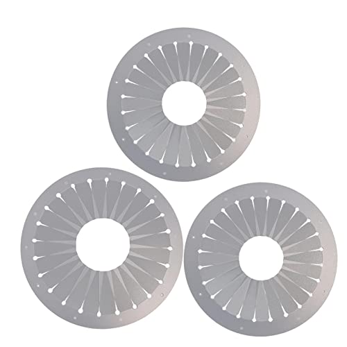 3Pcs Ribbon Rosette Maker Set DIY Ornament Ribbon Flower and Badge Button Making Tool for Rosette Brooch Awards Crafts Sewing Projects