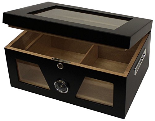 Angelo Humidor für 100 Zigarren – Zedernholz und Hygrometer