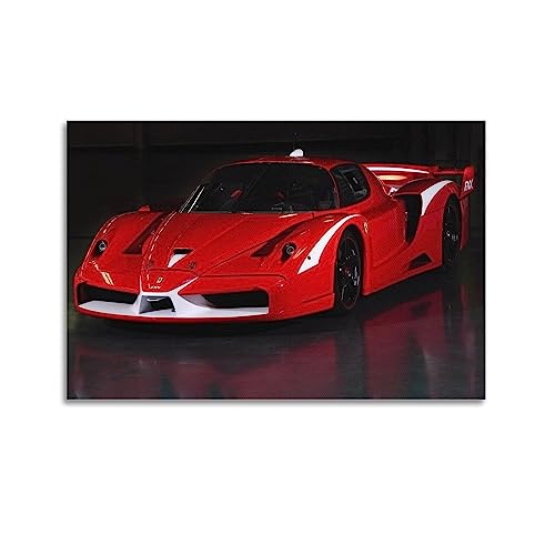 DIMAO Super Car Poster for Ferrari Enzo Race Car Sport Car Decorative Canvas Wall & Art Picture Painting 12x18inch(30x45cm)